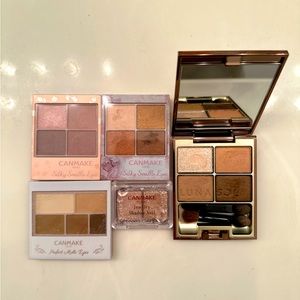 Japanese Brand Canmake and Lunasol eyeshadow bundles
